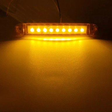 X4 LUZ LED DE TROCHA LATERAL POSICIÓN BIVOLTAJE 12-24V 9LED - 3
