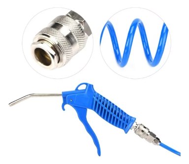 PISTOLA AIRE ADAPTADOR SOPLADORA MANGUERA 5M - 1