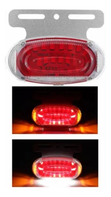 X2 LUZ LED LATERAL LUZ DE TROCHA POSICIÓN TRASERA 24V /RYC - 2