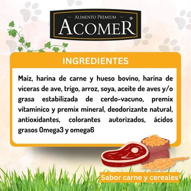 ALIMENTO SECO PERROS ADULTO ACOMER 18 KG - 5
