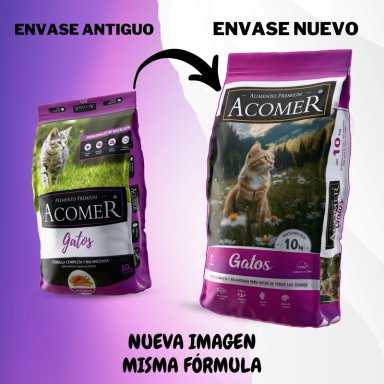 ALIMENTO SECO GATOS ADULTO ACOMER 10 KG - 2