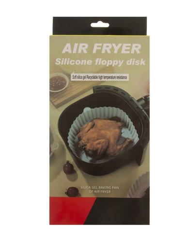 CESTO BANDEJA SILICONA AIRFRYER FREIDORA AIRE ANTI-ADHERENTE - 1
