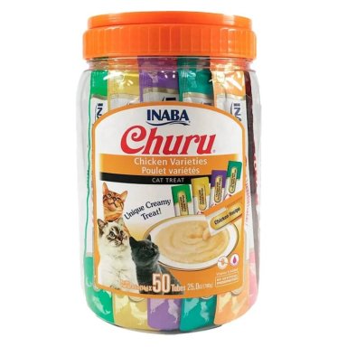 CHURU VARIEDADES POLLO 50 TUBOS - 1