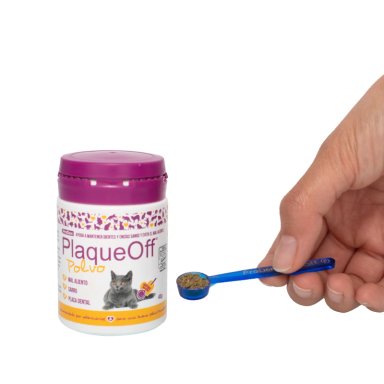 CUIDADO DENTAL GATOS PRODEN PLAQUEOFF POLVO LIMPIEZA DIENTES 40 GR - 3