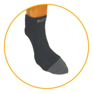 ZAPATOS PERROS DOG BOOT LINERS TWILIGHT GRAY RUFFWEAR 3.8-4.4 CM S - 2