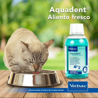 AQUADENT VIRBAC CUIDADO ORAL PERROS Y GATOS 250 ML - 2