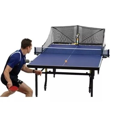 Robot Lanza Pelotas de Ping Pong Alimentación Automática incluye Malla - 1