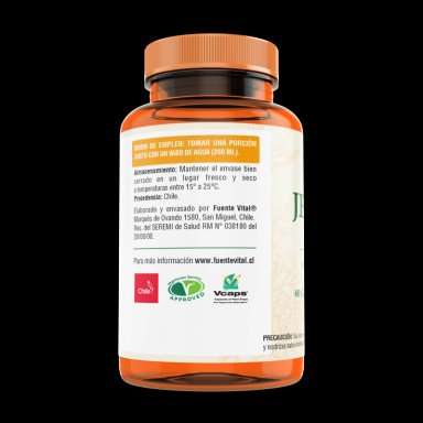 PACK 2 FRASCOS SUPLEMENTO ALIMENTICIO FUENTE VITAL JENGI MAX CAPSULAS DURAS 60 UN C/U - 3