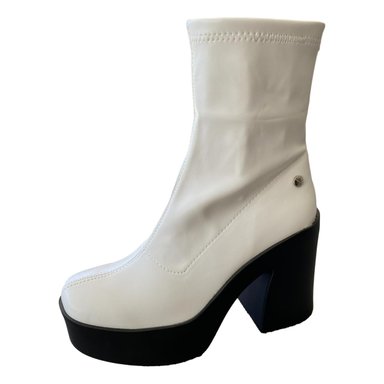 BOTAS MUJER AGTA BLANCO MODA 2401 - 1