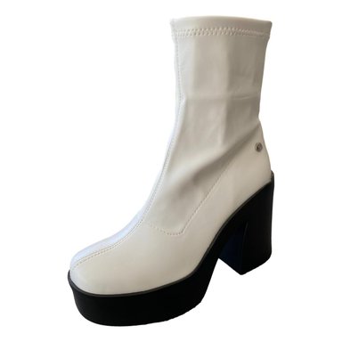 BOTAS MUJER AGTA BLANCO MODA 2401 - 2