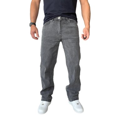 JEANS ELASTICADOS RECTOS STRAIGHT FIT GRIS - 50 - 3