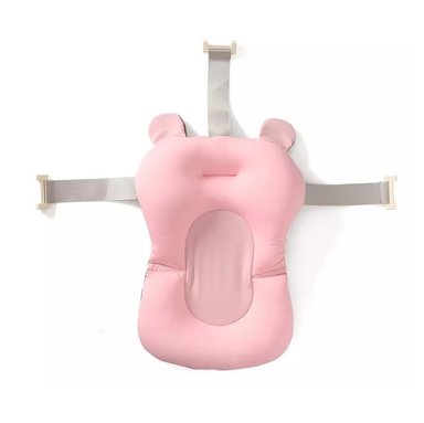 COJÍN MALLA HAMACA BAÑO BAÑERA TINA BEBÉ TIPO ASIENTO ROSA - 2