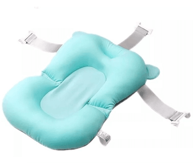 COJÍN MALLA HAMACA D BAÑO BAÑERA TINA BEBÉ TIPO ASIENTO AZUL - 1