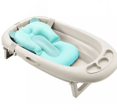 COJÍN MALLA HAMACA D BAÑO BAÑERA TINA BEBÉ TIPO ASIENTO AZUL - 2