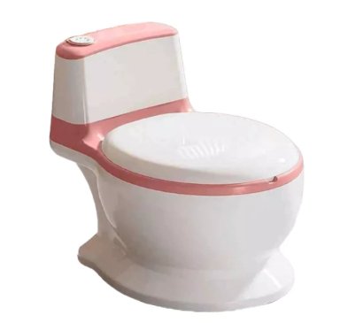 PELELA DE BEBÉ TIPO INODORO ASIENTO ACOLCHONADO SONIDO WC - 1