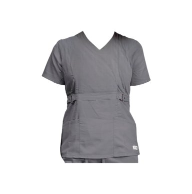 CONJUNTO POLERA Y PANTALON CLINICO GRIS OSCURO - 1