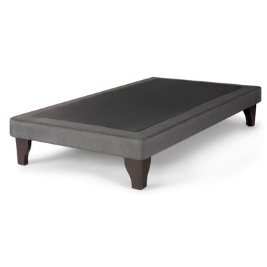 BASE CAMA EUROPEA MUEBLES DGB LINO GRIS OSCURO KING - 2
