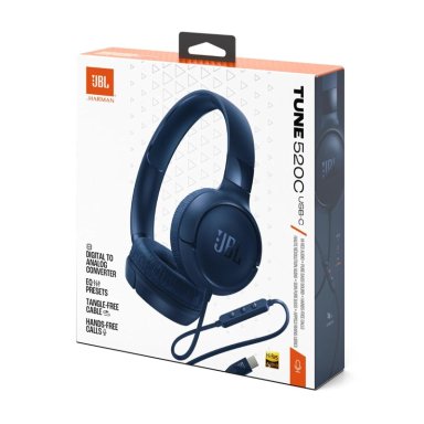 AUDIFONOS JBL TUNE 520C AZUL - 7