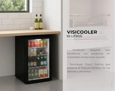 VISICOOLER FRIGOBAR NEX 92 LITROS VIDRIO TEMPLADO 2 CAPAS - 3
