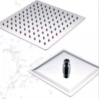 PLATO DUCHA CUADRADO ACERO INOXIDABLE 25X25 CMS TAUMM - 2