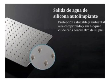 PLATO DUCHA CUADRADO ACERO INOXIDABLE 25X25 CMS TAUMM - 3