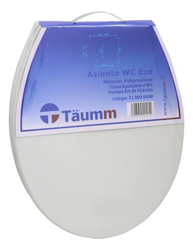 ASIENTO CON TAPA WC ECO OVALADA TÄUMM - 2
