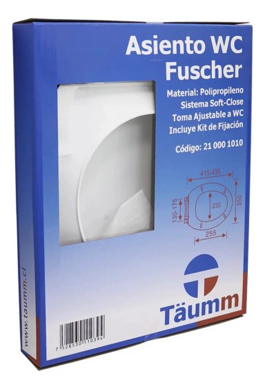 ASIENTO Y TAPA DE CIERRE LENTO DE WC FUSCHER TÄUMM - 4