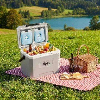 REFRIGERADOR ALPES COOLER 22L GRIS TE RMICO 2 ICE PACK - 4