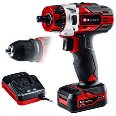 TALADRO INALÁMBRICO EINHELL TE-CD 12/1 X-LI 4513592 - 1