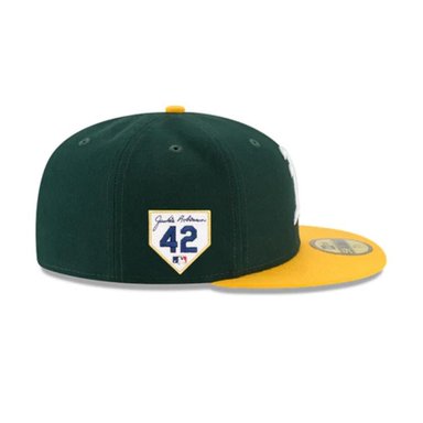 GORRA OAKLAND ATHLETICS MLB 59FIFTY JACKIE ROBINSON GREEN - 4