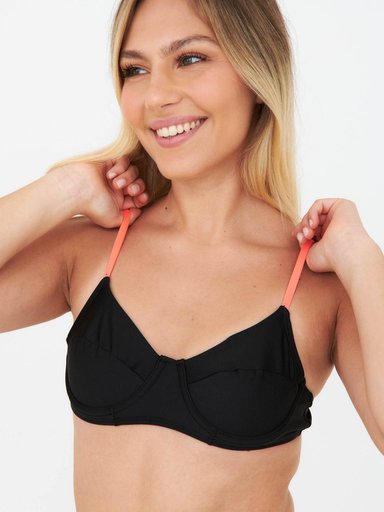 TOP DE BIKINI DAIKIRI MUJER HORMA NEGRO FILTRO UV50+ - 1
