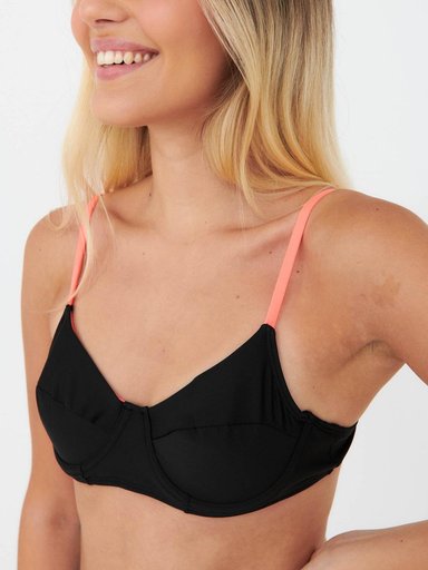 TOP DE BIKINI DAIKIRI MUJER HORMA NEGRO FILTRO UV50+ - 2