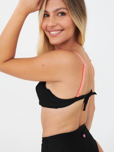 TOP DE BIKINI DAIKIRI MUJER HORMA NEGRO FILTRO UV50+ - 3