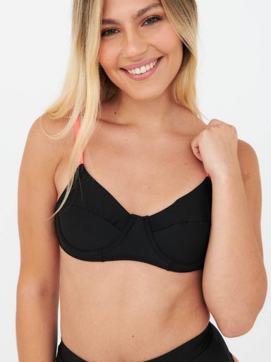 TOP DE BIKINI DAIKIRI MUJER HORMA NEGRO FILTRO UV50+ - 4