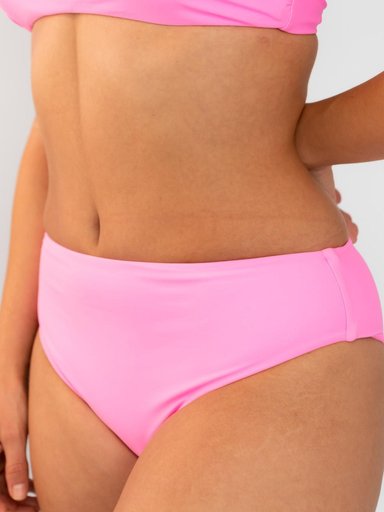 BIKINI MUJER DAIKIRI BIKINIS BOTTOM DE HIGH WAIST ROSA - 1