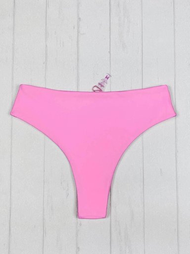 BIKINI MUJER DAIKIRI BIKINIS BOTTOM DE HIGH WAIST ROSA - 4