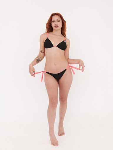 BOTTOM DE BIKINI DAIKIRI MUJER CALZON AMARRAS NEGRO FILTRO UV50+ - 7