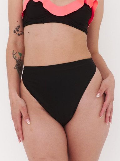 BIKINI MUJER DAIKIRI BIKINIS BOTTOM DE RAGLAN NEGRO - 1