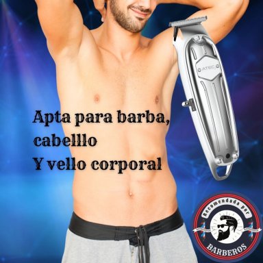MAQUINA CORTA BARBA ATEC MILANO TRIMMER - 2