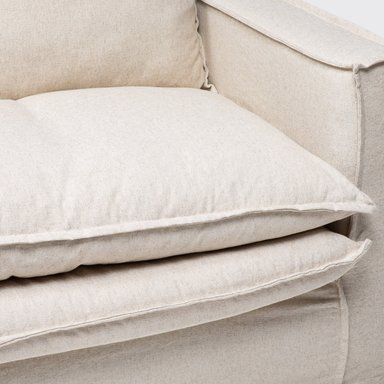 SOFA PAGANI 160 LINO AMERICANO CRUDO - 2