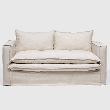 SOFA PAGANI 160 LINO AMERICANO CRUDO - 3