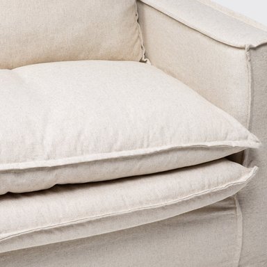 SOFA PAGANI 160 LINO AMERICANO CRUDO - 9