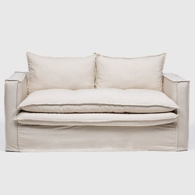 SOFA PAGANI 190 LINO AMERICANO CRUDO - 3