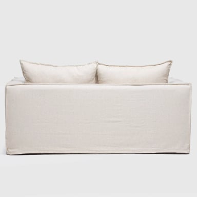 SOFA PAGANI 190 LINO AMERICANO CRUDO - 4