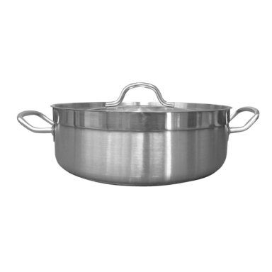 OLLA ARROCERA ACERO INOXIDABLE CON TAPA Y FONDO DIFUSOR 18 LTS - 1