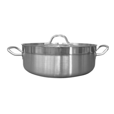 OLLA ARROCERA ACERO INOXIDABLE CON TAPA Y FONDO DIFUSOR 4 LITROS - 1