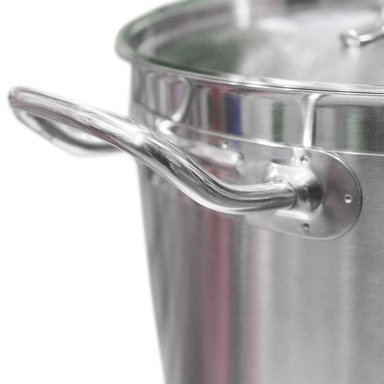 FONDO C/TAPA ACERO INOX 50 LT. 40*40 CM. FONDO DIFUSOR - 5