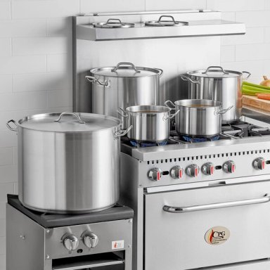OLLA CON TAPA ACERO INOX CAPAC. 14 LTS - 3