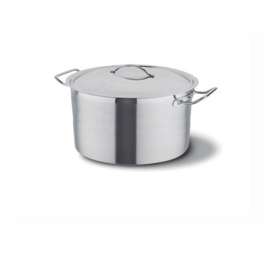 OLLA C/TAPA ACERO INOX FONDO DIFUSOR 23 LT - 2