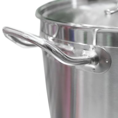 OLLA C/TAPA ACERO INOX FONDO DIFUSOR 23 LT - 5